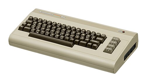 A Commodore 64 computer